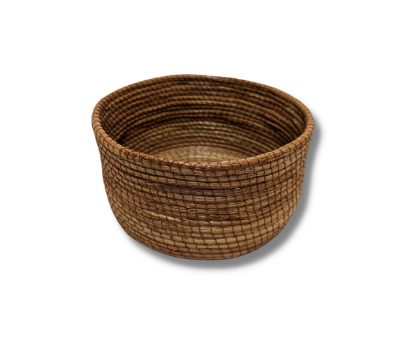 Pine Needle Basket, Medium Round