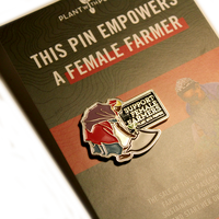 Female Farmer Pin